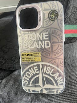 Coque Stone Island - Blanc