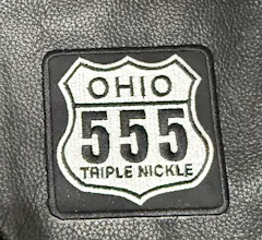 Ohio 555 Triple Nickle Embroidered Motorcycle Patch – Street Iron Gear