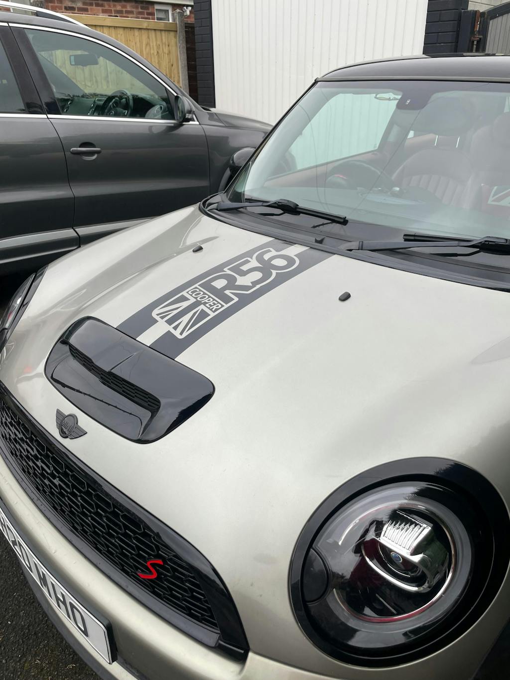 Mini R56 Cooper Vertical Stripe Stickers