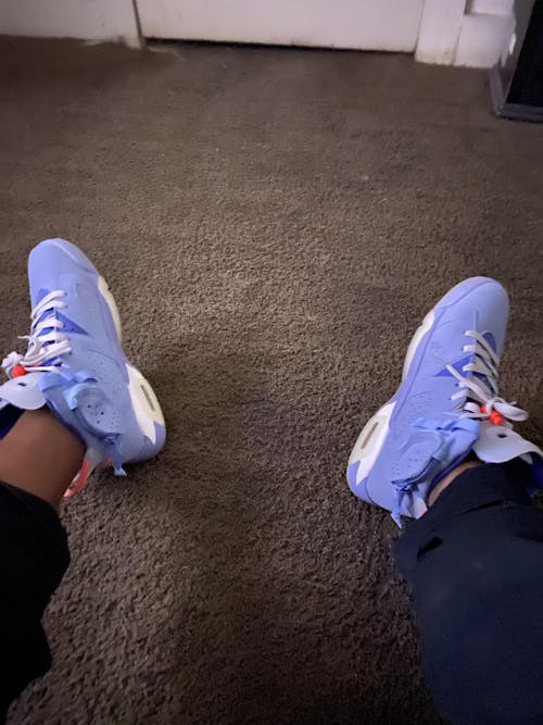 AJ 6 x Travis Scott Houston Oilers Light Blue Shoes Sneakers - nk0003785