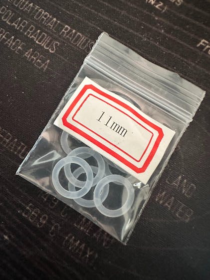 Clear Medical-grade Silicone O-Ring (10 Pack) Replacement O-Rings
