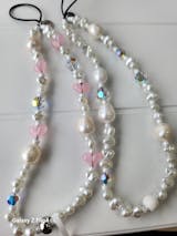 Venus Pearl Trap Wristlet Phone Strap