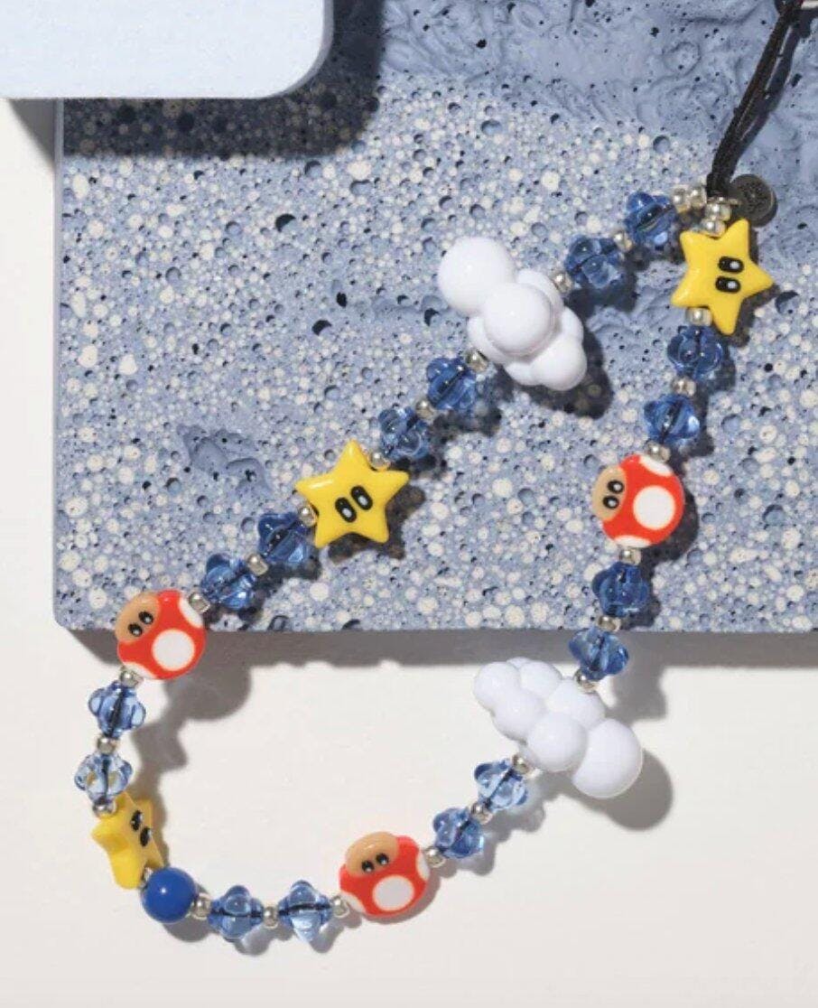 Kawaii in the Sky Wristlet Phone Strap | String Ting® Official