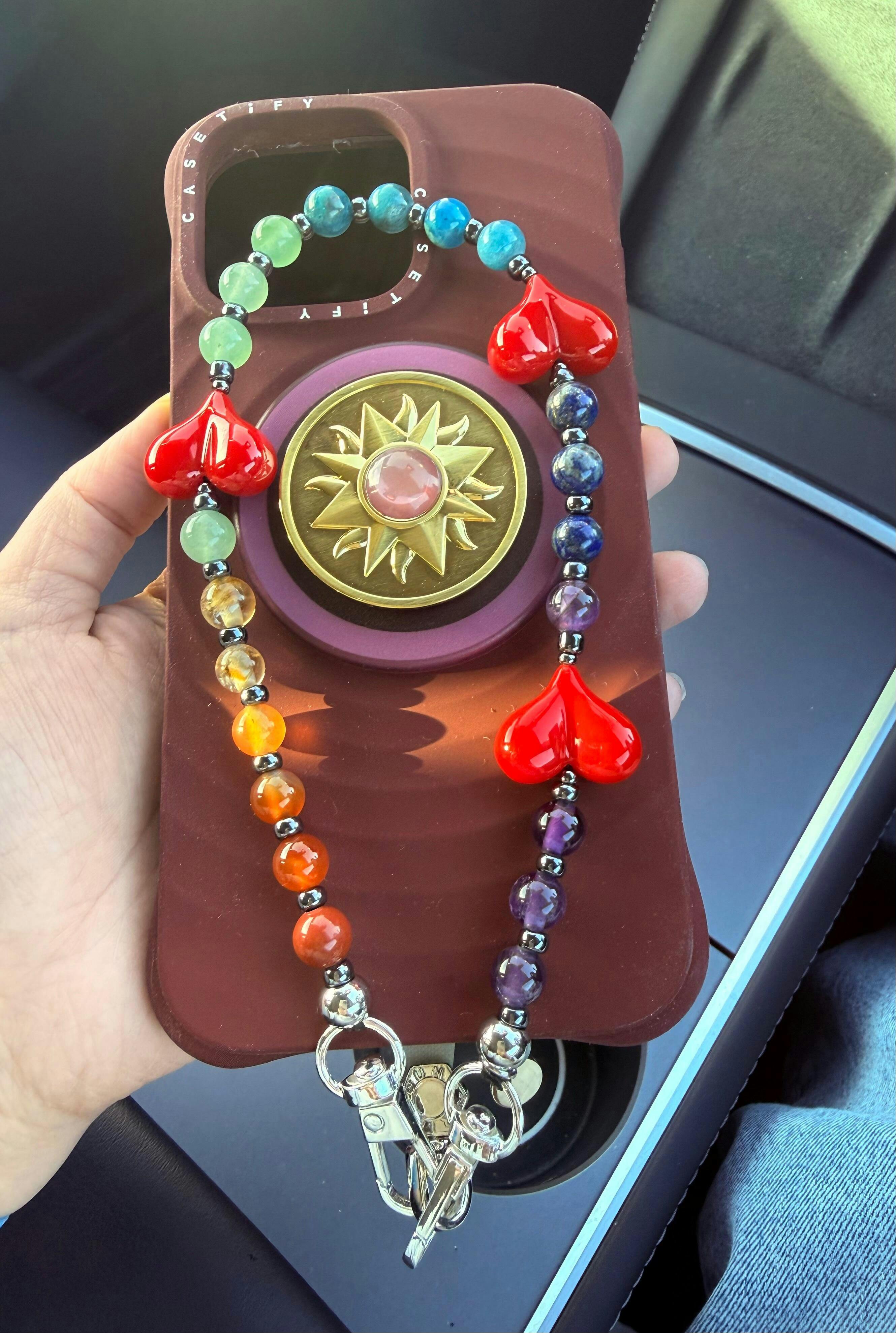 Osaka Kawaii in the Sky Wristlet Phone Strap | String Ting