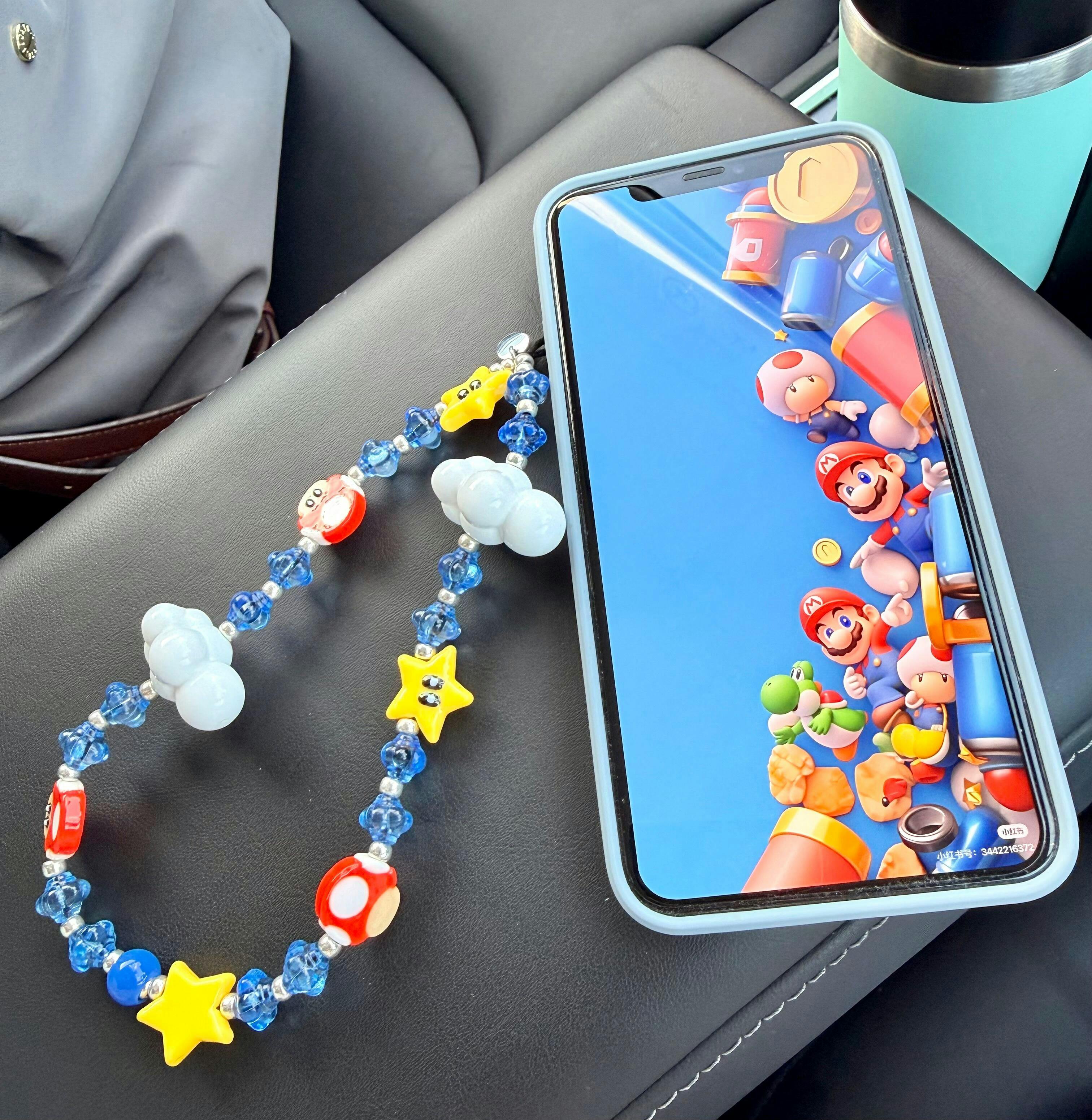 Osaka Kawaii in the Sky Wristlet Phone Strap | String Ting