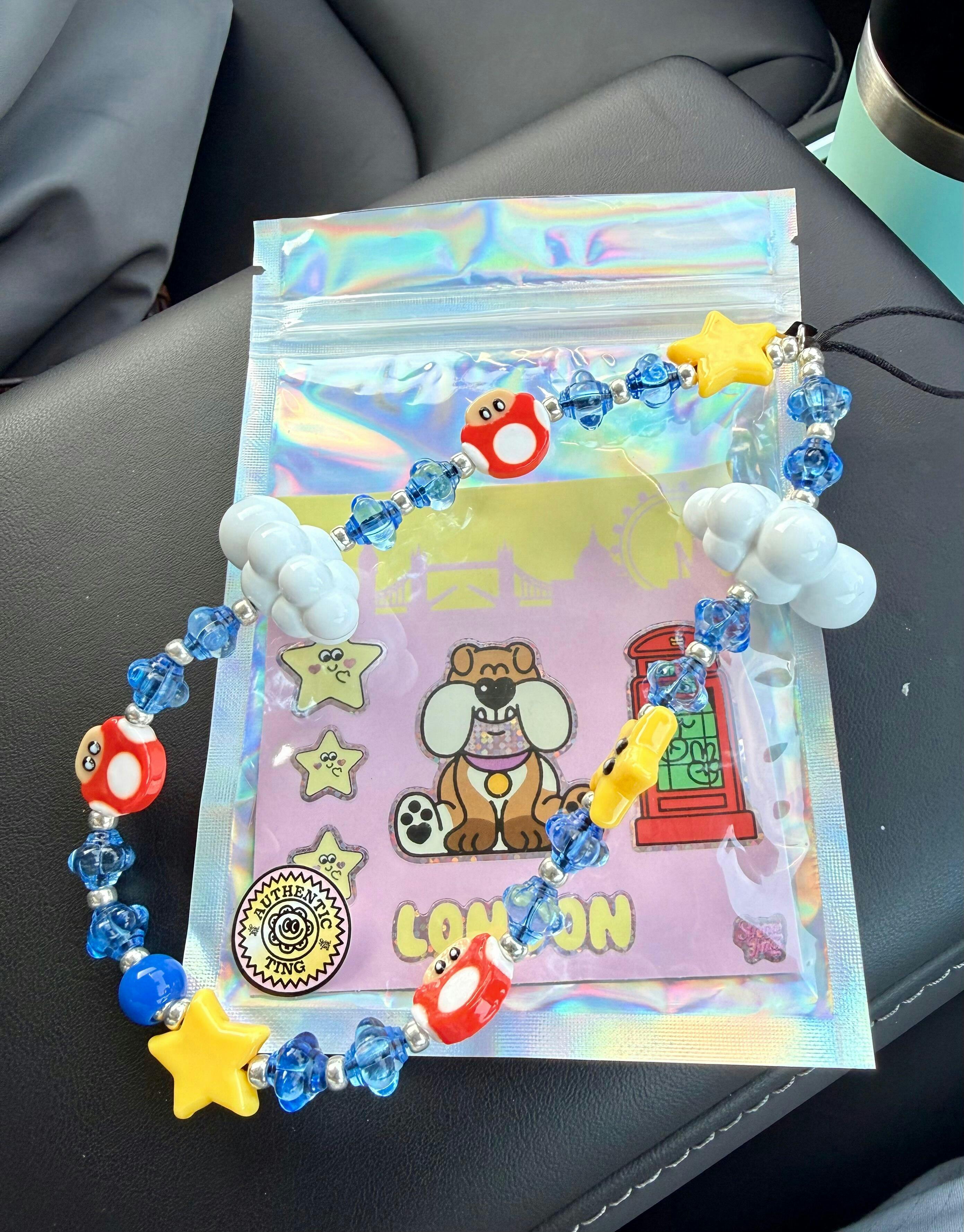 Kawaii in the Sky Wristlet Phone Strap | String Ting® Official