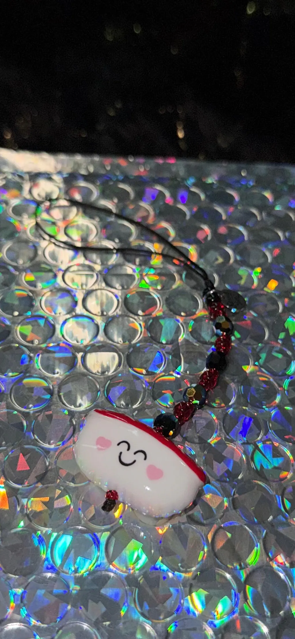 Rainbow Kawaii Wristlet Phone Strap | String Ting® Official