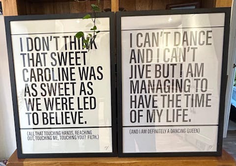 Sweet Caroline print