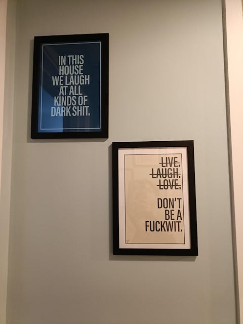 Don't Be a Fuckwit - Wall Art Print