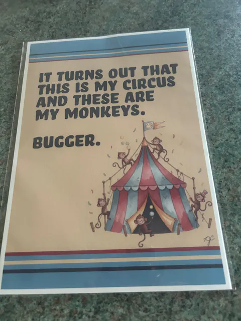 "My Circus, My Monkeys" - Wall Art Print