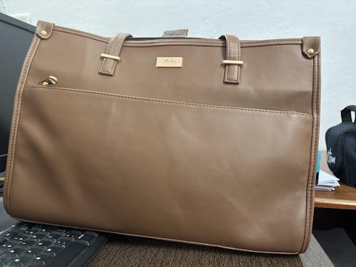 Mocha Elegance Box Tote bag