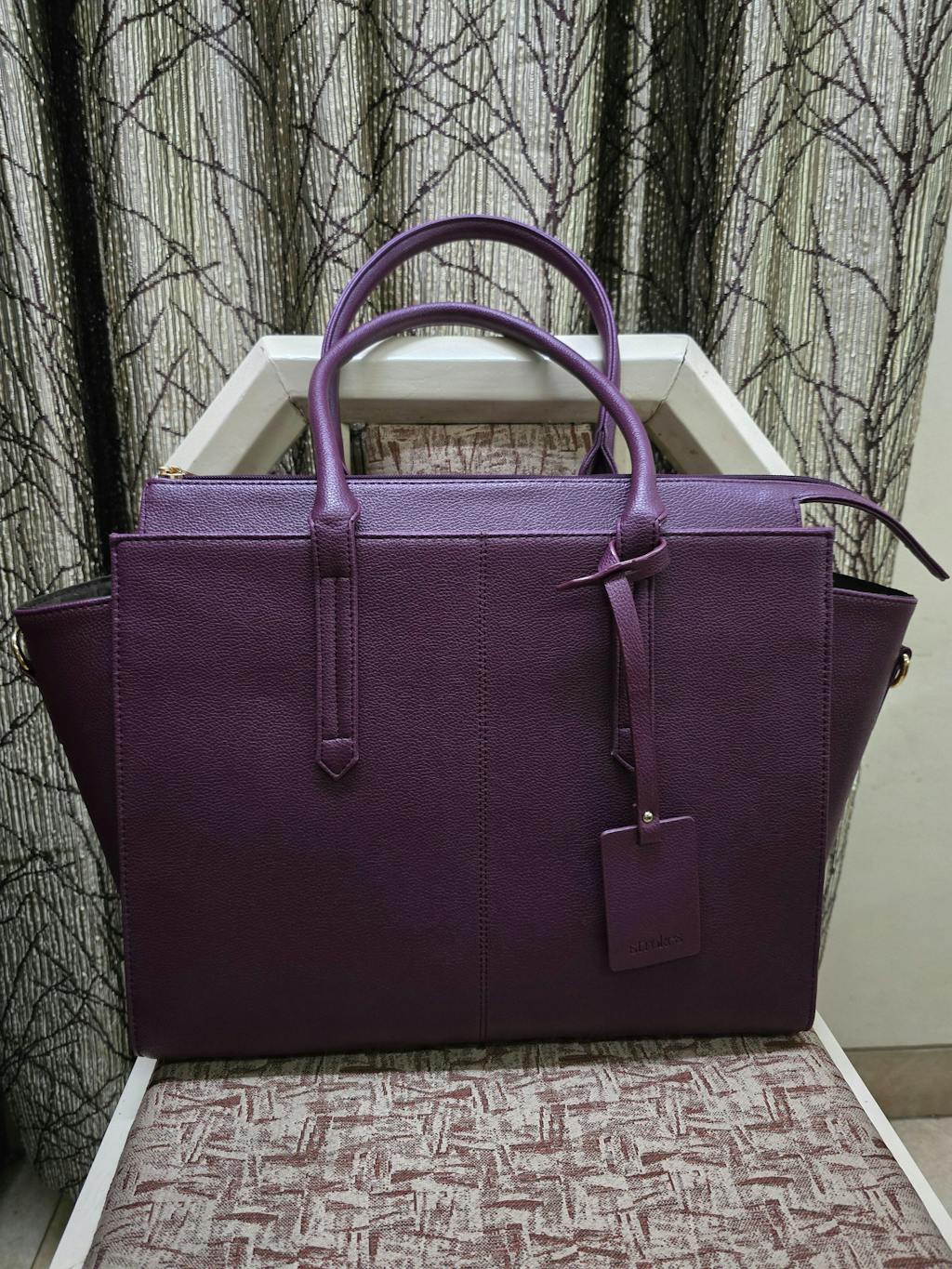 Burgundy Belle Valeria Tote bag for 14" laptop