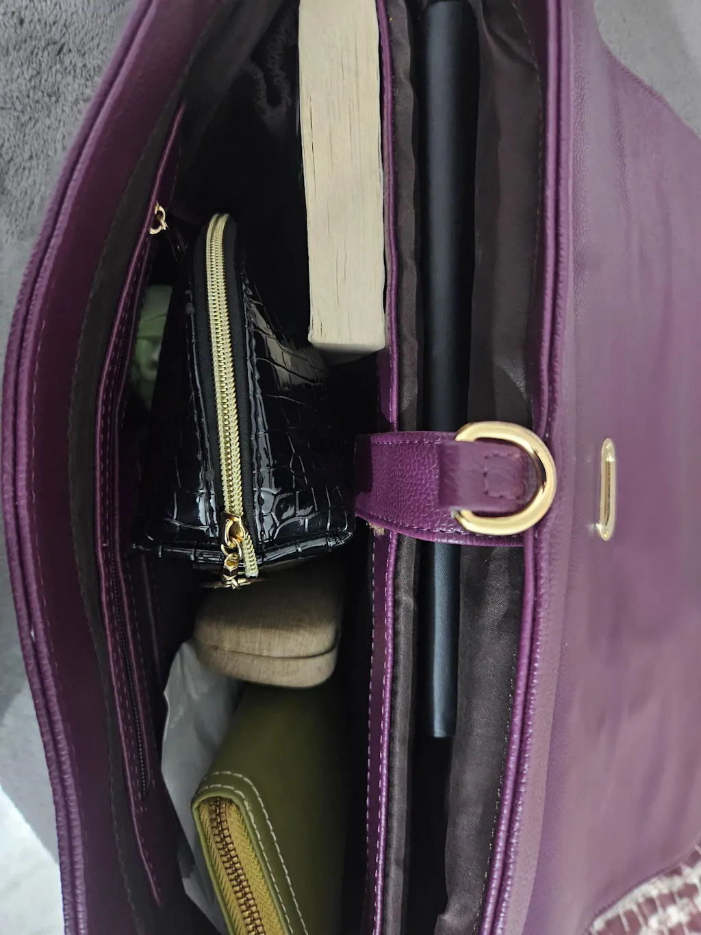 The Convertible Work Bag: Handbag, Backpack & Shoulder Tote - Olive Opulence