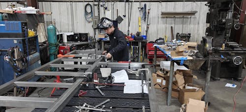 MAX Slotted 8' x 4' (94" x 46") Table, 5/8" System