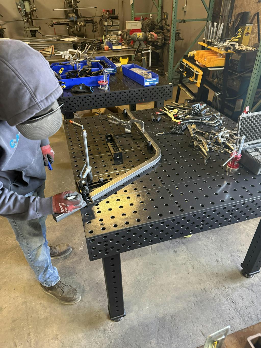 Alpha, 5-Sided, 4' x 4' (48" x 48") Table, 5/8" System