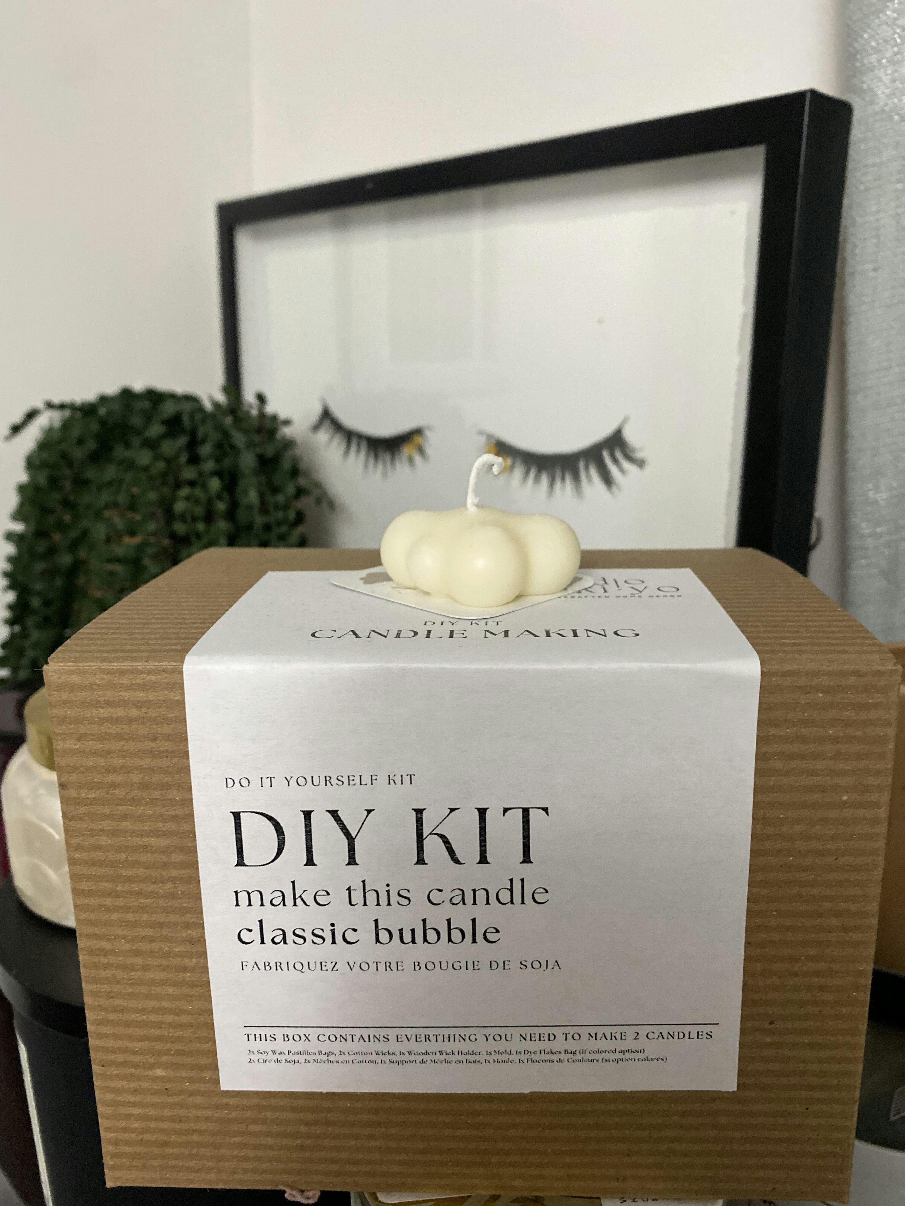 DIY Candle Making Kit - Classic Bubble Candle – Studio Akiyo