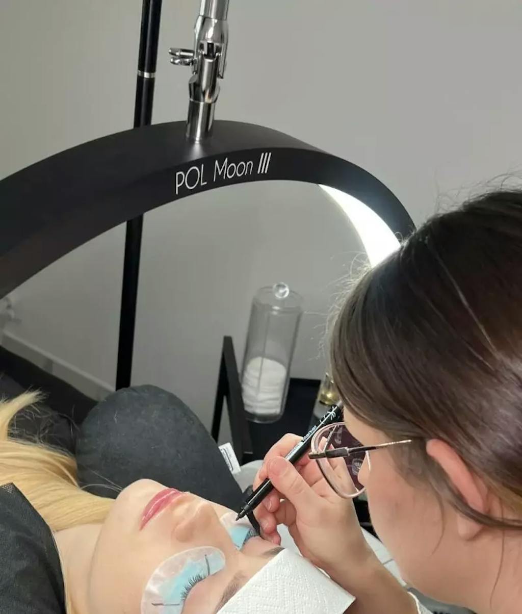 Lampa kosmetyczna POL Moon III - Czarna