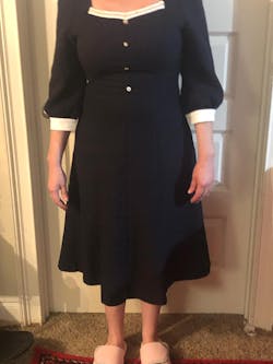 Elegant Feminine Sweetheart Neck Semi-Mermaid Tweed Dress