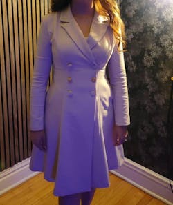 Classic Elegant Feminin Double Breasted Dress