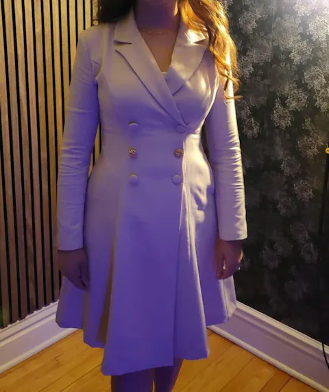 Classic Elegant Feminin Double Breasted Dress