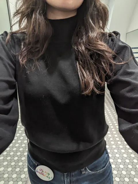 Classic Feminine Long Sleeve Soft Knit Top