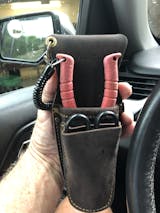 3 Pocket Pliers & Tool Holder in Oiled Leather | Style n Craft 