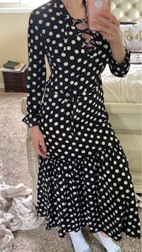 V-Neck Bohemia Style Fashion Vacation Dress