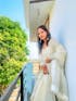 Neha's Off White Colour Trending Anarkali Suit Set