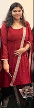 Maroon Color Faux Georgette Anarkali Suit Set