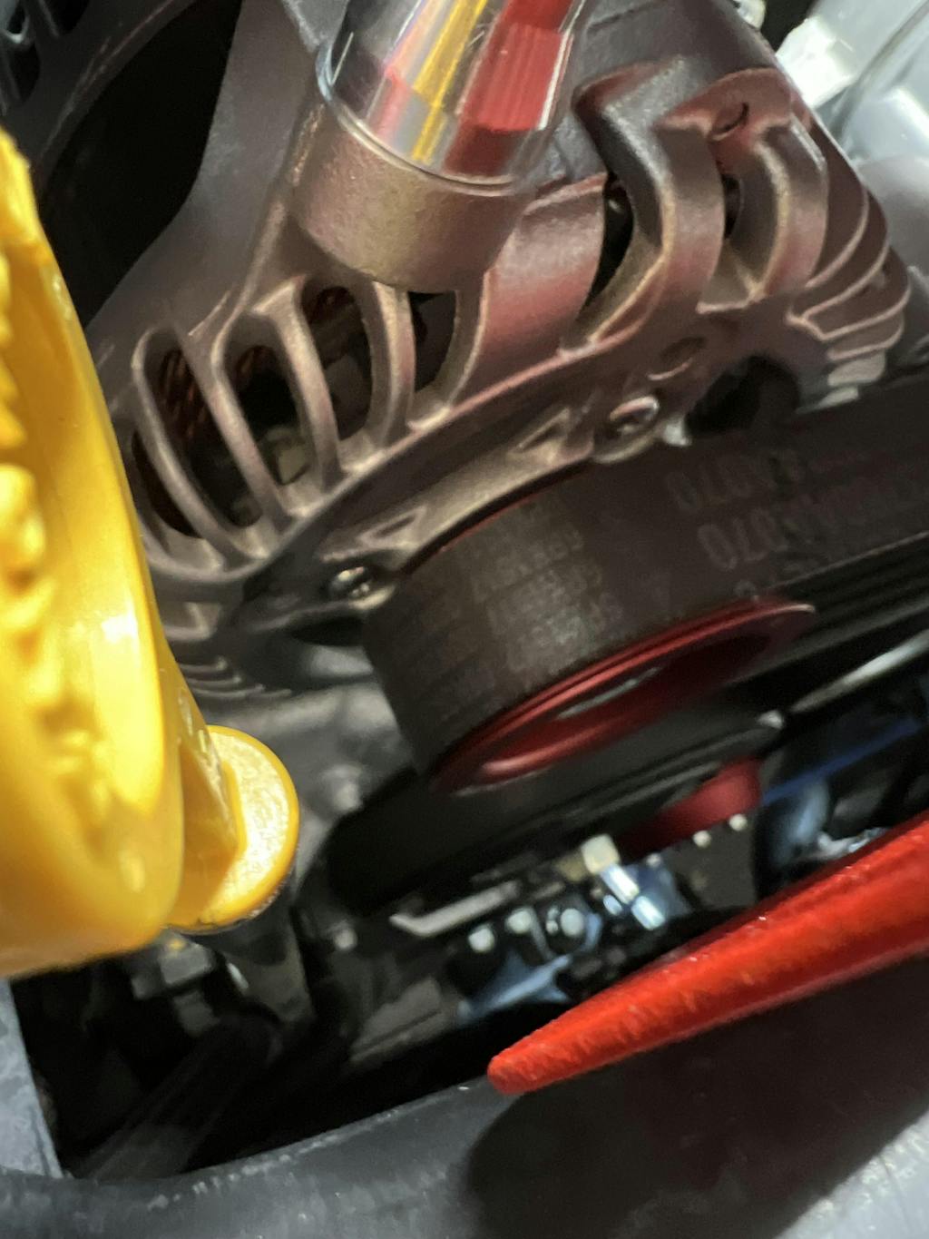 Perrin Alternator Pulley Red 20152024 WRX / 20142018 Forester XT