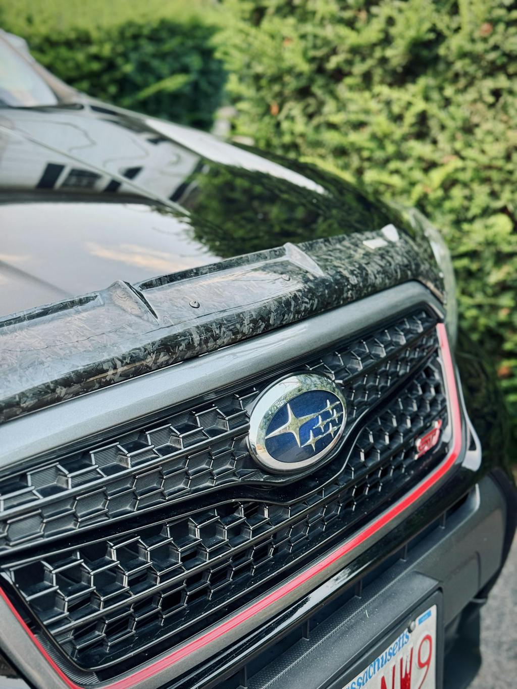 Compressive Tuning XTi Carbon Fiber Hood Deflector 20142018 Forester