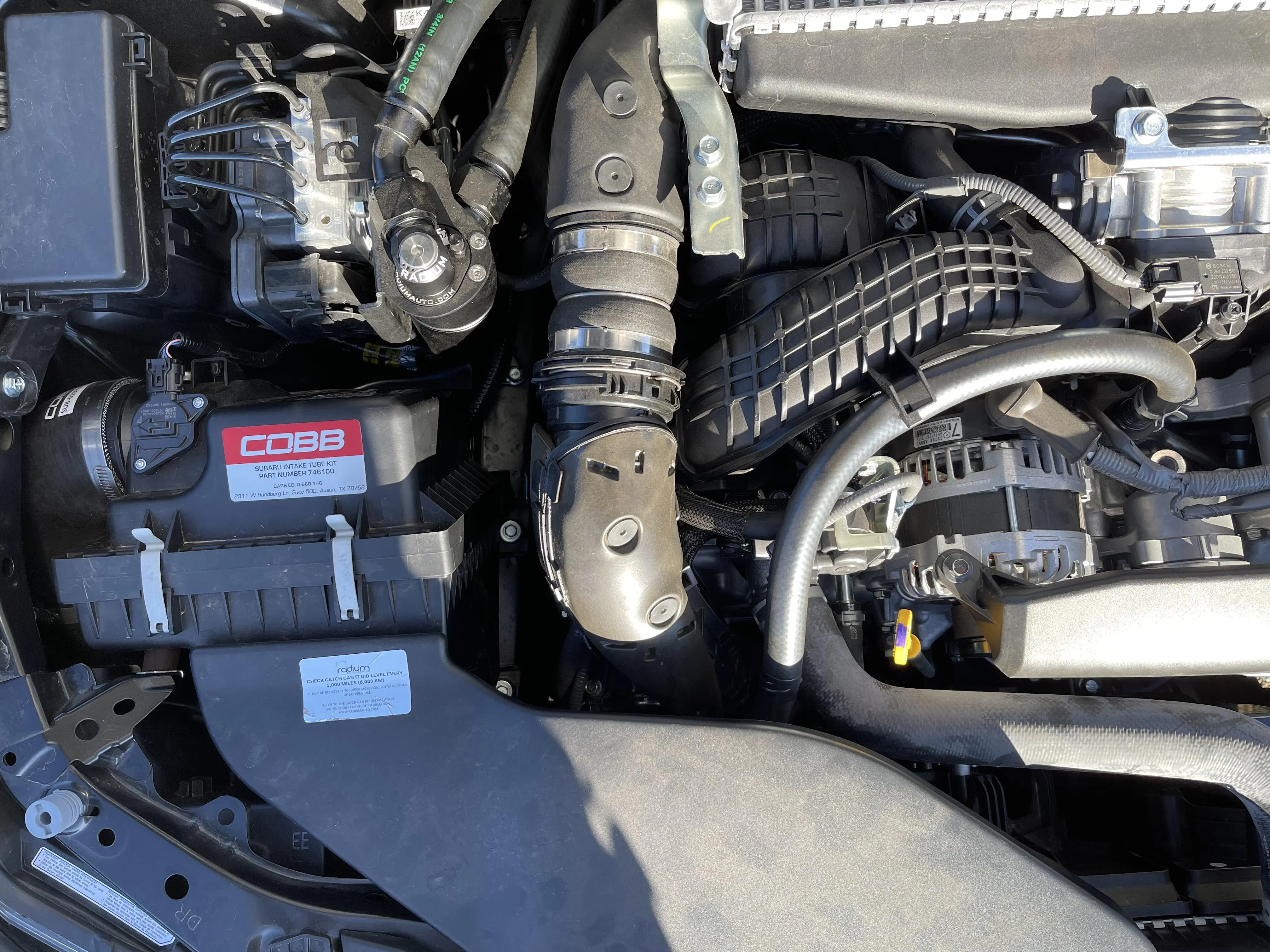 COBB Aluminum Intake Tube 2022-2023 WRX