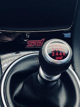 Subaru JDM STI Leather Shift Knob w/ Cherry Blossom Shift