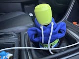 Grimmspeed Stubby Stainless Steel Shift Knob w/ Neon Yellow