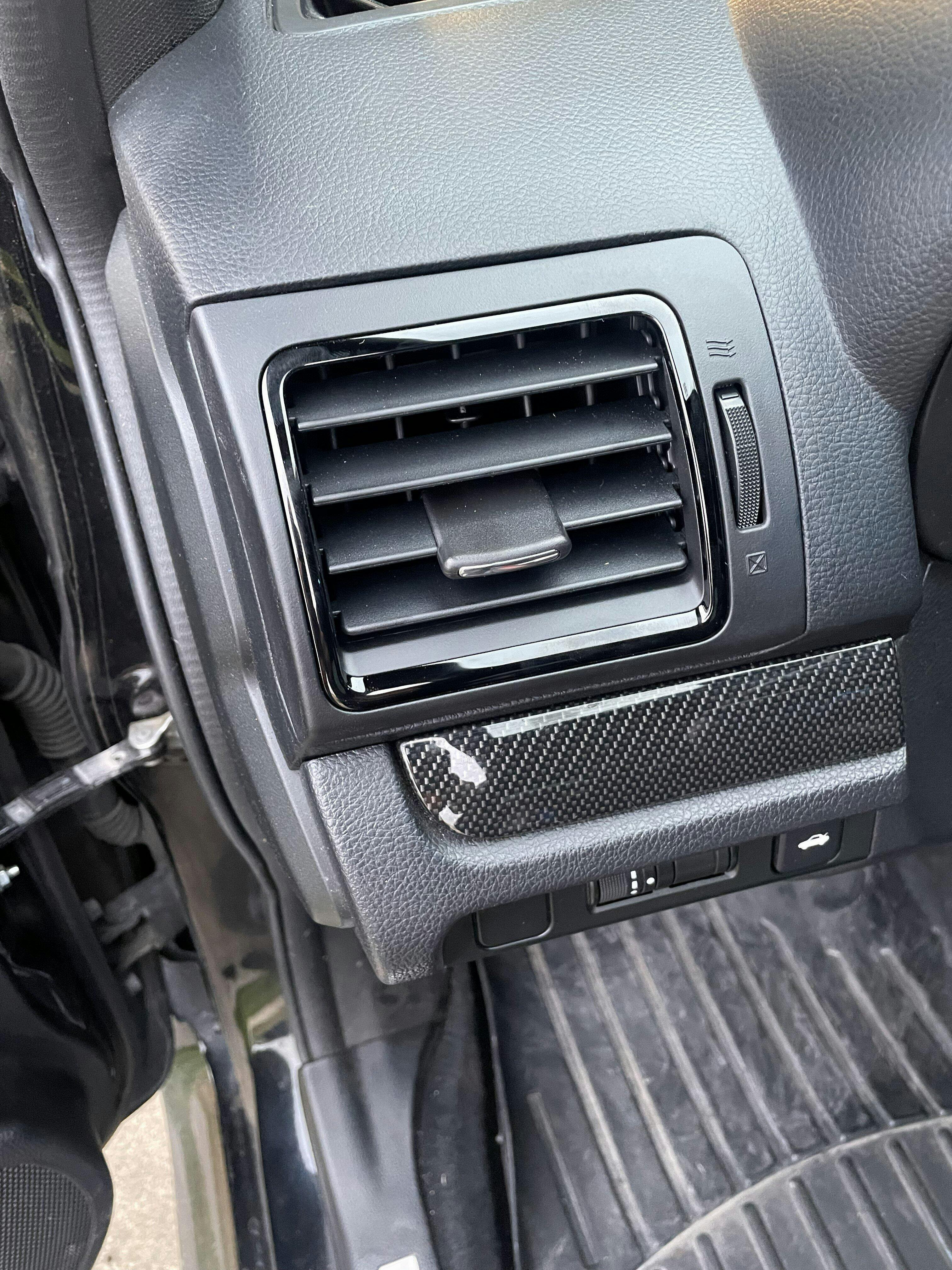 Subaru JDM Driver Side AC Vent Piano Black for WRX STI 2015