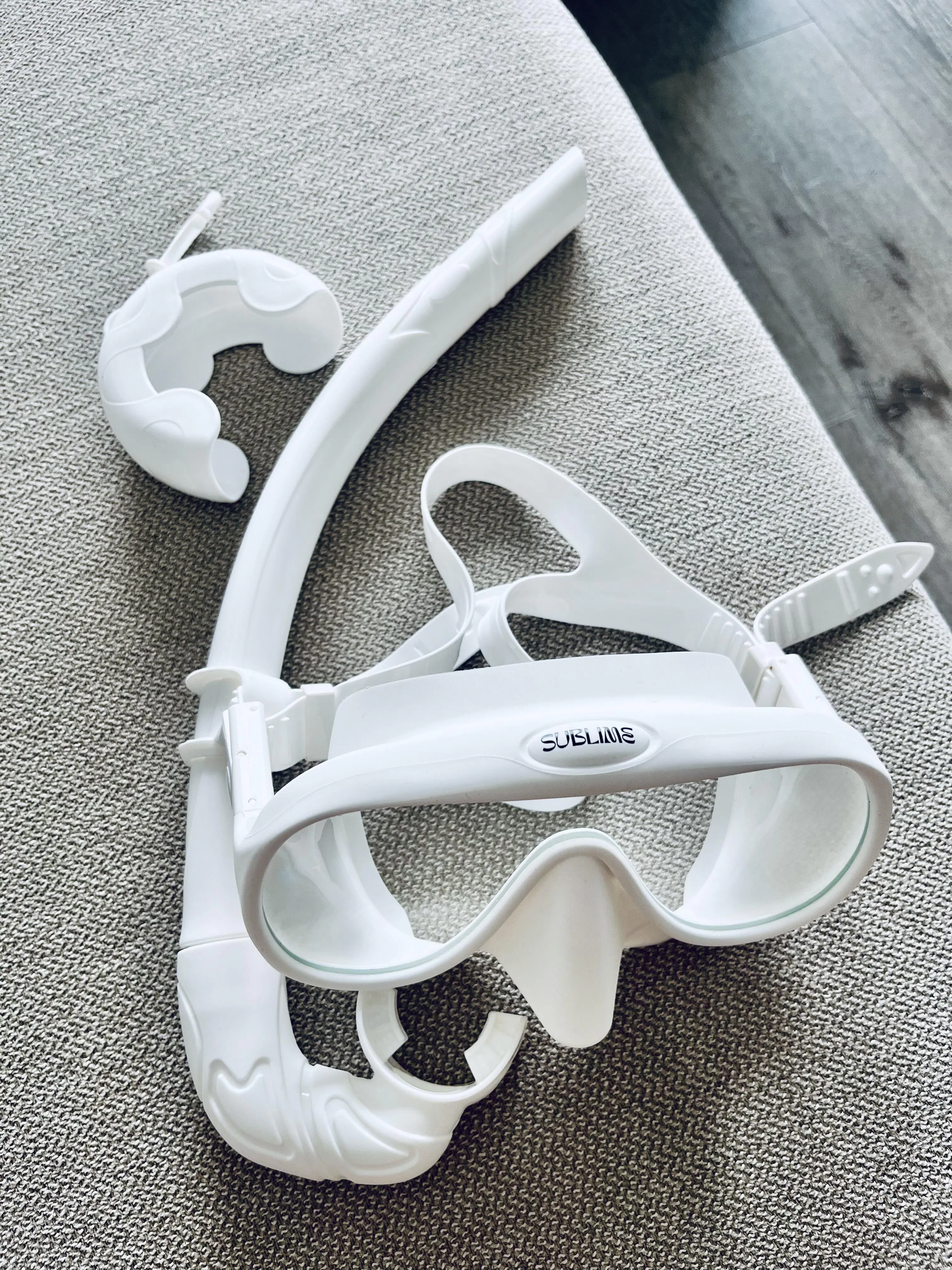 Sublime Snorkel Set White Girls Dive Mask Sublime Supplies