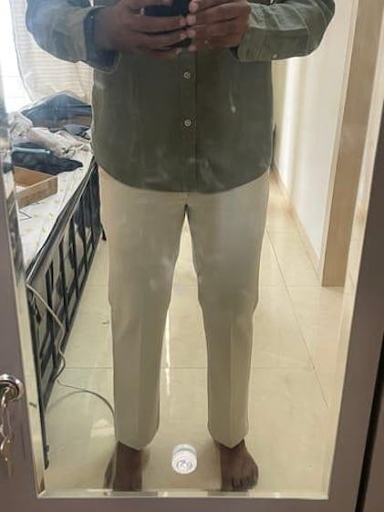 Buy Black 4-Way Stretch Formal Trousers Slim Fit