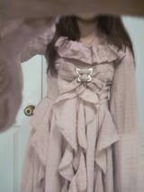 Crazy Girl Endless Summer Black Pink Cream Purple Dress Cardigan Shrug Two Piece Set