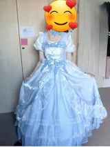 Flying Diary Lolita Blue Cream Black Pink Wedding Prom Long Dress