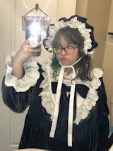 Plus Size Gothic Doll Black Lolita Dress