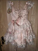 Anna Ball Princess Pink Blue Prom Dress