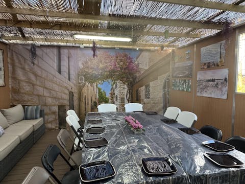 Jerusalem Alley Sukkah Mural