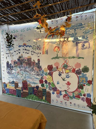 Create Your Own Sukkah Mural