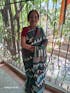 Pista Green Pure Mul Cotton Hand Block Printed Saree