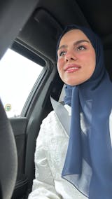 Chiffon Hijab - Navy