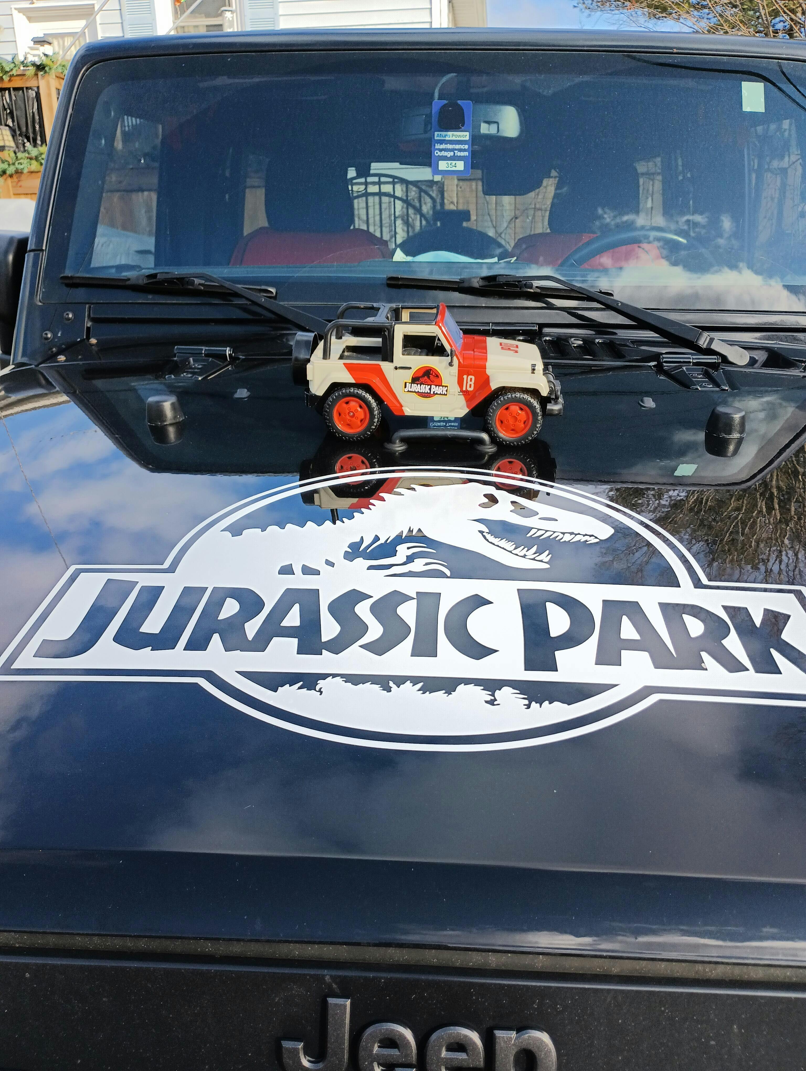 Summit Graphix | Custom Jurassic Park Numbered Scratch Decal Set