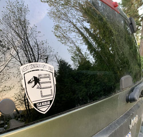 Asset Containment Unit Decal