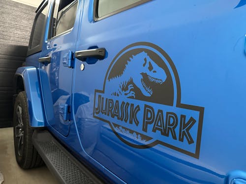 Custom Jurassic Park Vehicle Decal
