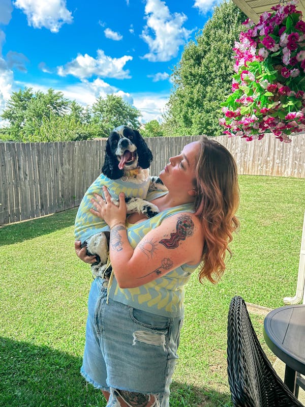 Seaside Swirl Matching Set For Dog and Dog Mom - FREE Dog Vest ($48 value)