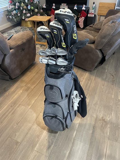 Ping on sale Vintage Leather Golf Club Full Set 20 Clubs and Bag Right handed Bundle